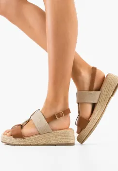 Sandale dama Venny Camel imagine
