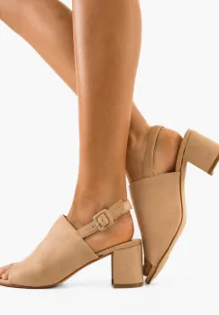 Sandale dama Wannin Khaki imagine