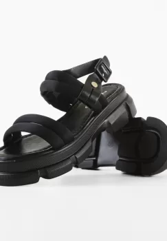 Sandale dama Wicker Negre imagine