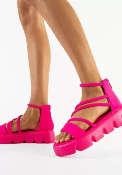 Sandale dama Xlendi Fuchsia imagine