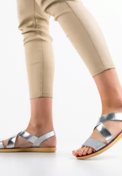 Sandale dama Yiyi Argintii imagine