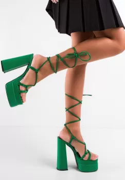 Sandale dama Zebras Verzi imagine