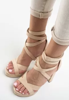 Sandale Fihe Bej imagine