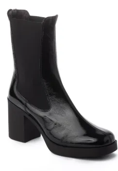 Botine 627 negru lac imagine