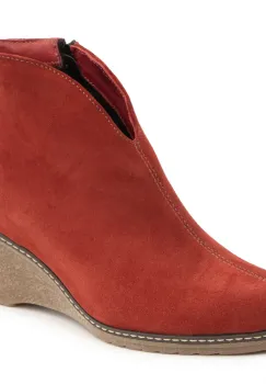 Botine piele 330 caramiziu imagine