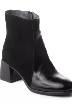 Botine piele 628 negru imagine