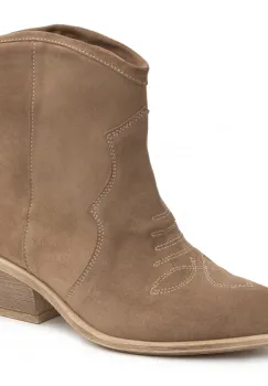 Botine piele 651 nisipiu imagine