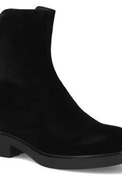 Botine piele naturala 7180 negru imagine