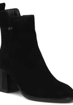 Botine piele naturala 7217 negru imagine