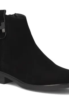 Botine piele naturala 7379 negru imagine
