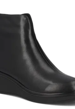 Botine piele naturala 7446 negru imagine
