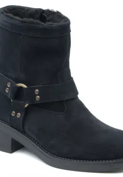 Cizme piele naturala 644 bleumarin imagine