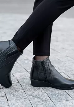 Ghete piele 1550 Negru imagine