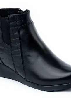 Ghete piele 1550 Negru Croco imagine