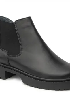 Ghete piele 561 negru imagine