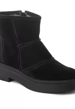 Ghete piele 626 negru velur imagine
