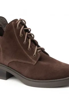 Ghete piele 650 maro velur imagine