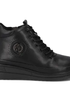 Ghete piele naturala 4215 negru imagine