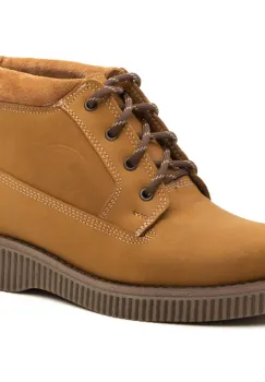 Ghete piele naturala 500 galben-mustariu imagine