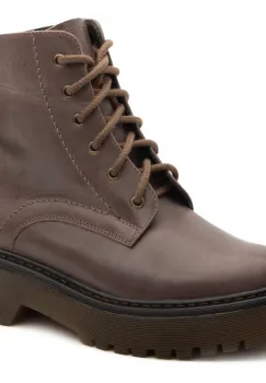 Ghete piele naturala 590 maro imagine