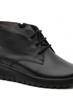 Ghete piele naturala 614 negru imagine