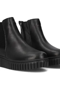 Ghete piele naturala 6369 negru imagine