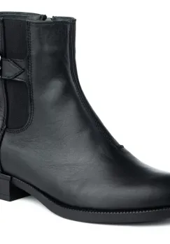 Ghete piele naturala 642 negru imagine