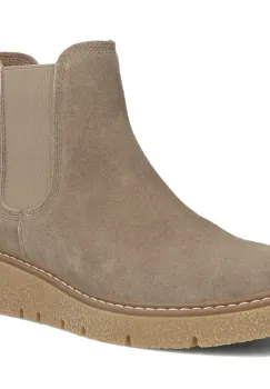 Ghete piele naturala 7261 taupe imagine