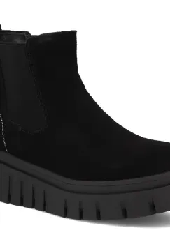 Ghete piele naturala 7266 negru imagine