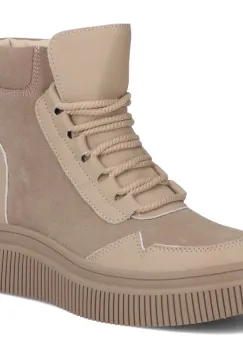 Ghete piele naturala 7270 bej imagine