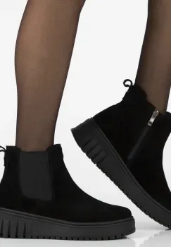 Ghete piele naturala 7279 negru imagine