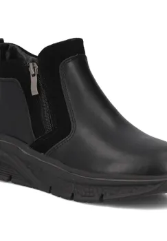 Ghete piele naturala 7292 negru imagine