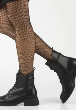 Ghete piele naturala 7453 negru imagine