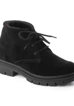 Ghete piele velur 319 negru imagine