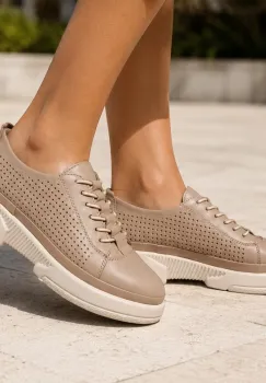 Pantofi piele 24100 nude imagine