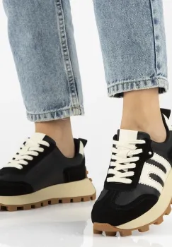 Pantofi piele 6743 negru imagine