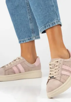 Pantofi piele 7499 bej imagine