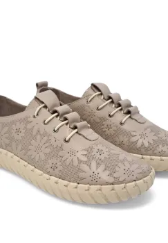 Pantofi piele Bioflex BB5329 bej imagine