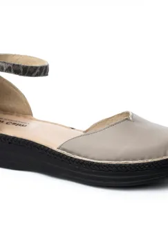 Pantofi piele Kitty gri imagine