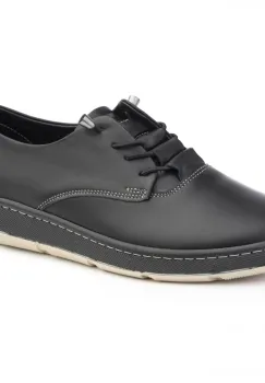 Pantofi piele naturala 040 negru imagine