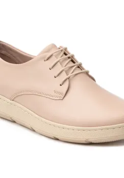 Pantofi piele naturala 070 powder imagine