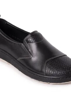 Pantofi piele naturala 090 negru imagine