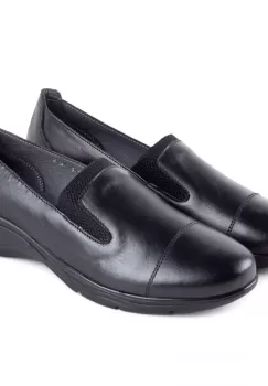 Pantofi piele naturala 1159 negru imagine