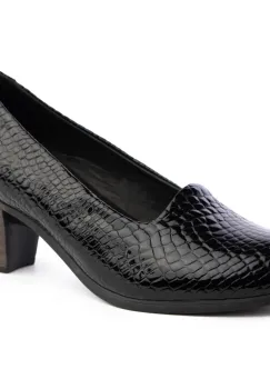 Pantofi piele naturala 3300 negru-lac imagine