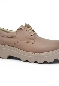 Pantofi piele naturala 595 bej imagine