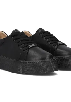 Pantofi piele naturala 6119 negru imagine