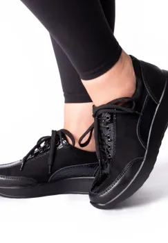 Pantofi piele naturala 629 negru imagine