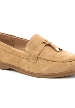 Pantofi piele naturala 638 maro deschis imagine