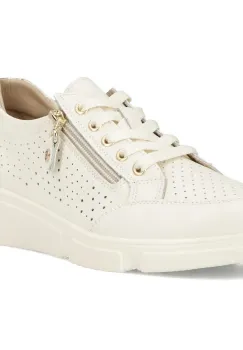 Pantofi piele naturala 6702 bej imagine