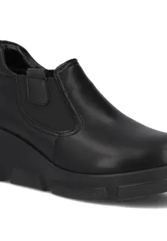 Pantofi piele naturala 7164 negru imagine